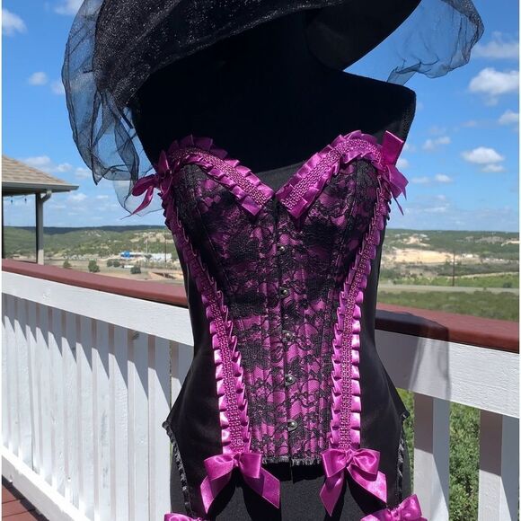 Purple Black‎ Corset Leg Avenue - Picture 4 of 15